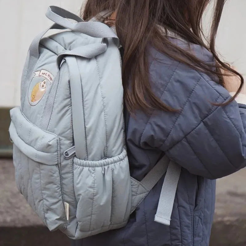 Mochila Infantil Vintage Marrom Lenogue