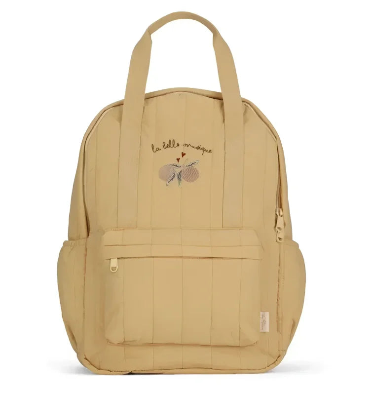 Mochila Infantil Vintage Marrom Lenogue