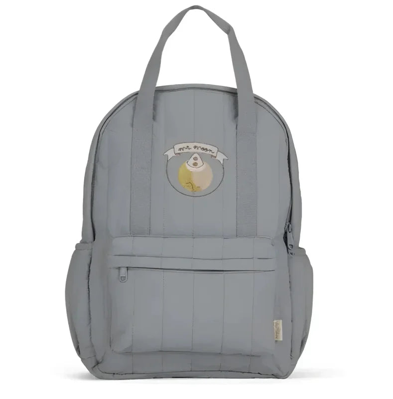 Mochila Infantil Vintage Marrom Lenogue Cinza