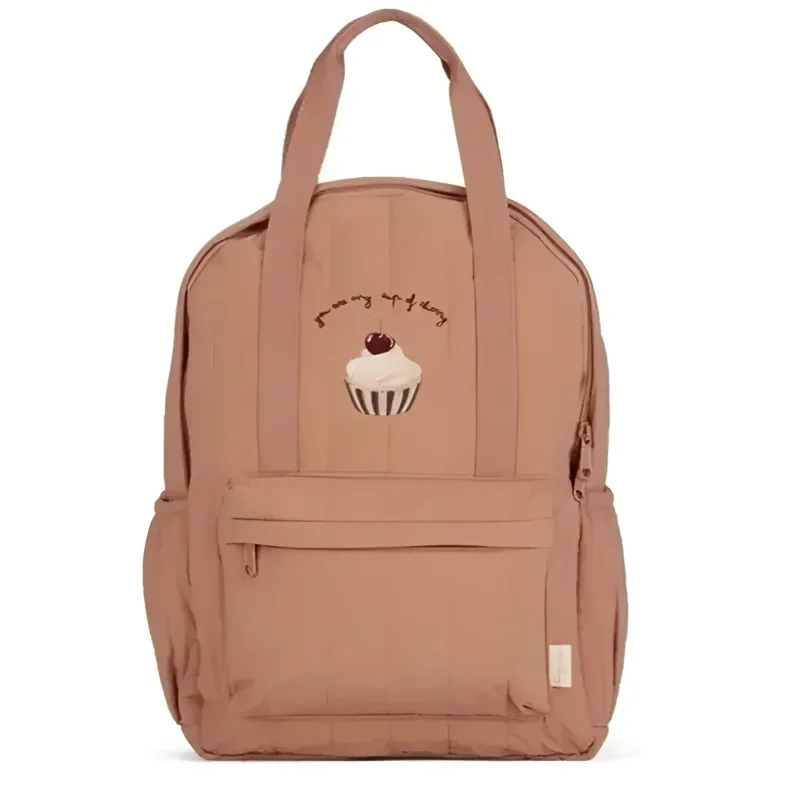 Mochila Infantil Vintage Lenogue Salmão