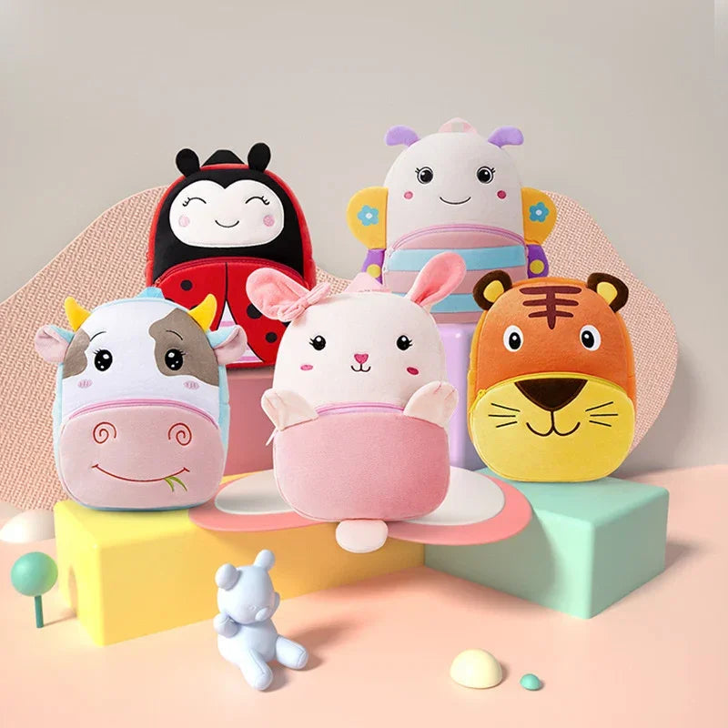 Mochilinha Infantil Estampa de Animais Lenogue