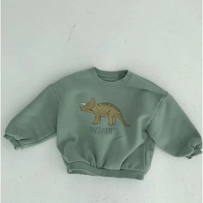 Moletom Infantil Masculino Roar Cinza Lenogue Verde / 9-12 Meses