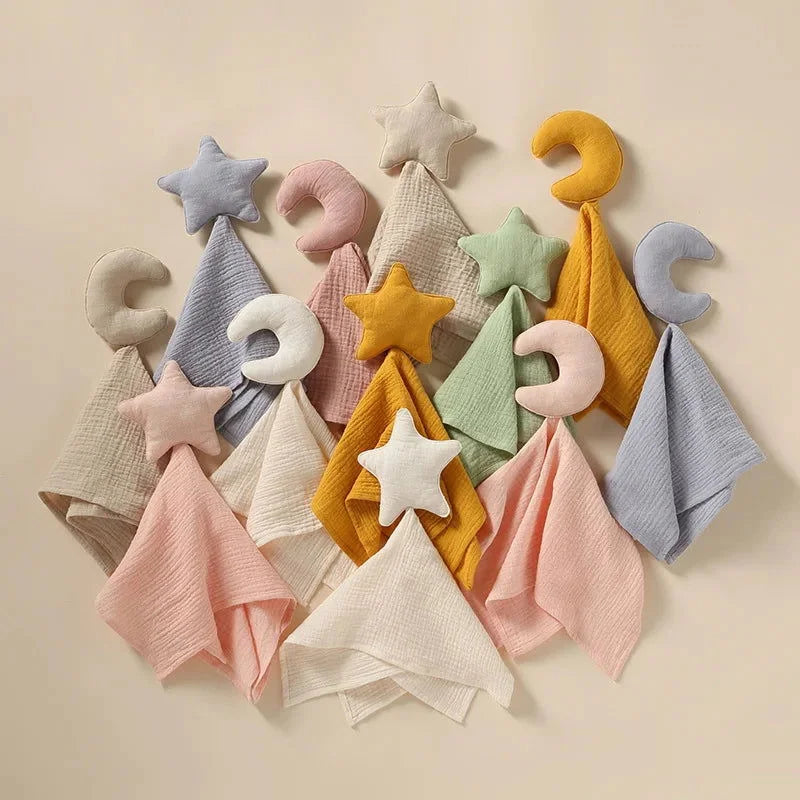 Naninha Elegante Moon e Star Azul para Bebê Lenogue