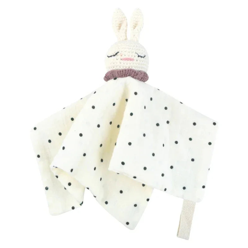 Naninha Infantil Algodão Coelhinho Crochet Rosa Lenogue Mod. 03