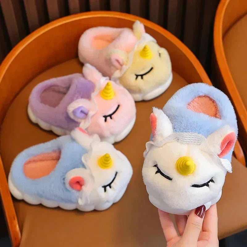 Pantufa Refinado Unicórnio Lenogue para Crianças Combina Magia e Conforto