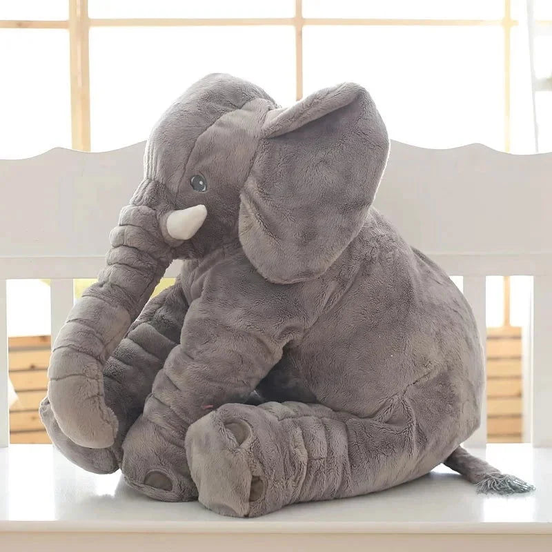 Pelúcia Elefante Gigante Cinza para Crianças Loja Lenogue