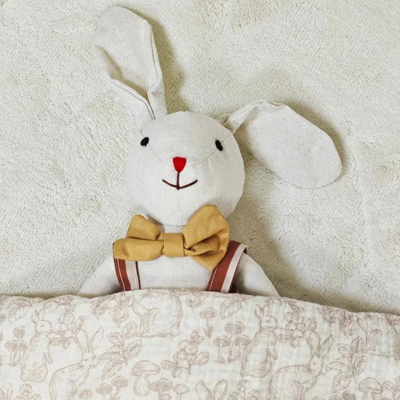 Pelúcia Infantil Little Bunny Branca Lenogue Coelho / 31 x 50cm