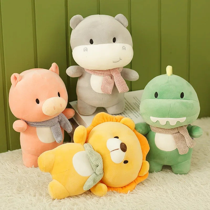 Pelúcia Infantil Animais Diversos com Design Macio Lenogue