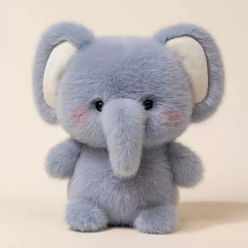 Pelúcia Infantil Animal de Mesa Companheiro Decorativo Lenogue Elefante