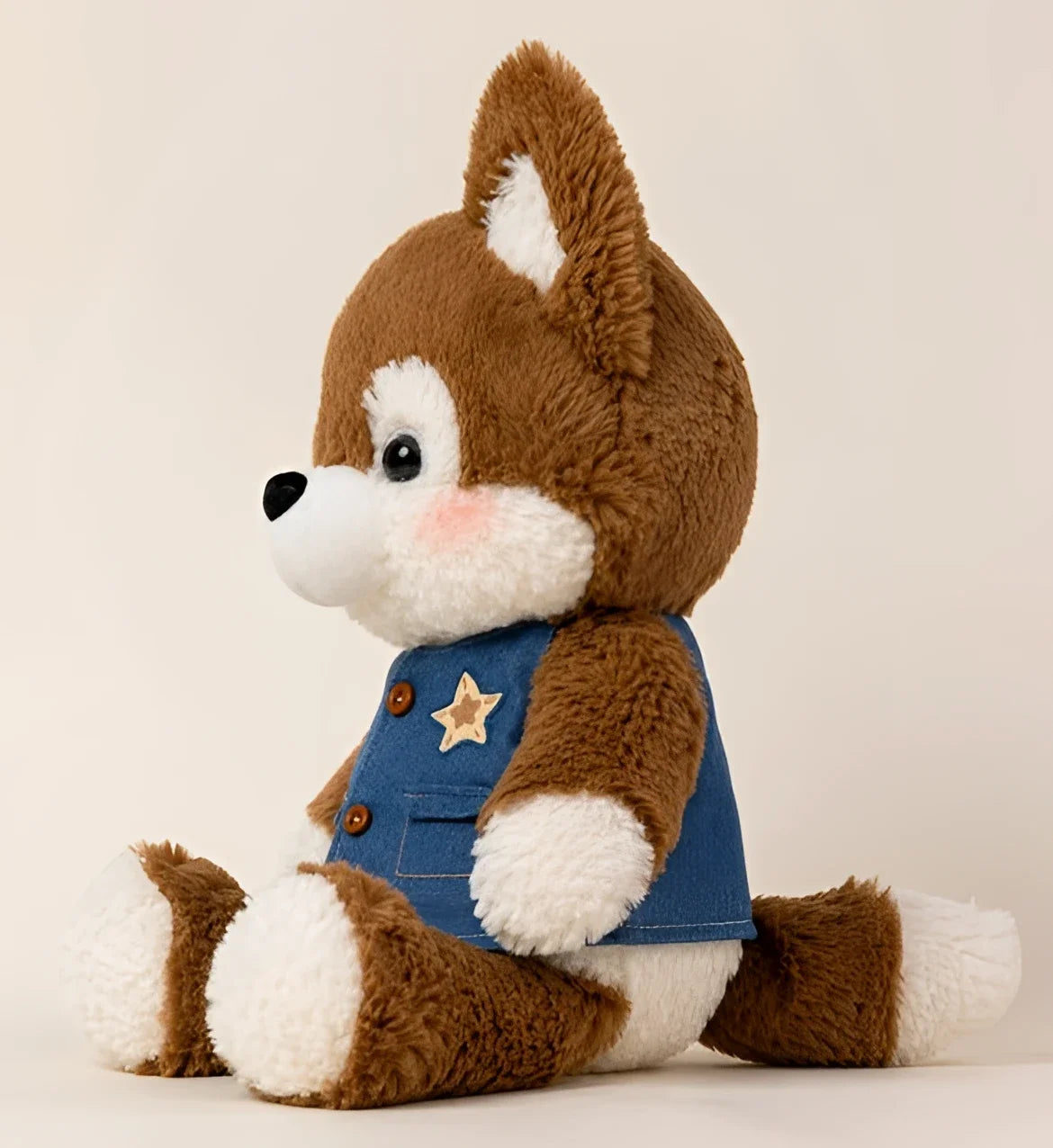 Pelúcia Infantil Cachorro Husky Almofada de Dormir Lenogue