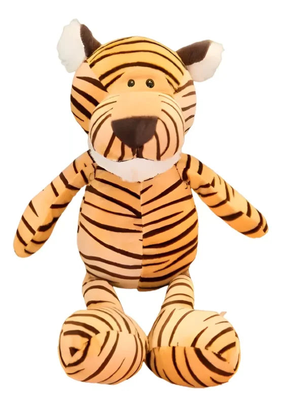 Pelúcia Infantil Tigre Listrado Lenogue de Alta Qualidade para Crianças Lenogue Tigre / 25 Cm