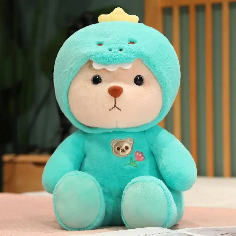 Pelúcia Infantil Ursinho Boneco Criativo Marrom Lenogue Mod. b - 25 Cm