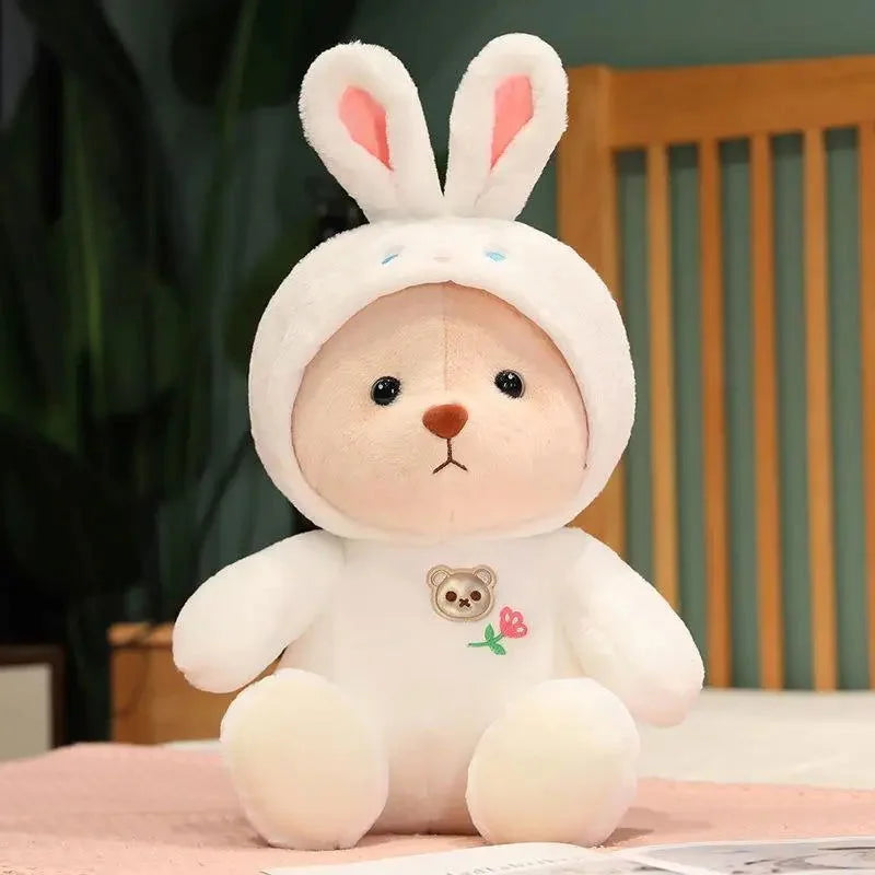 Pelúcia Infantil Ursinho Boneco Criativo Marrom Lenogue Mod. c - 25 Cm