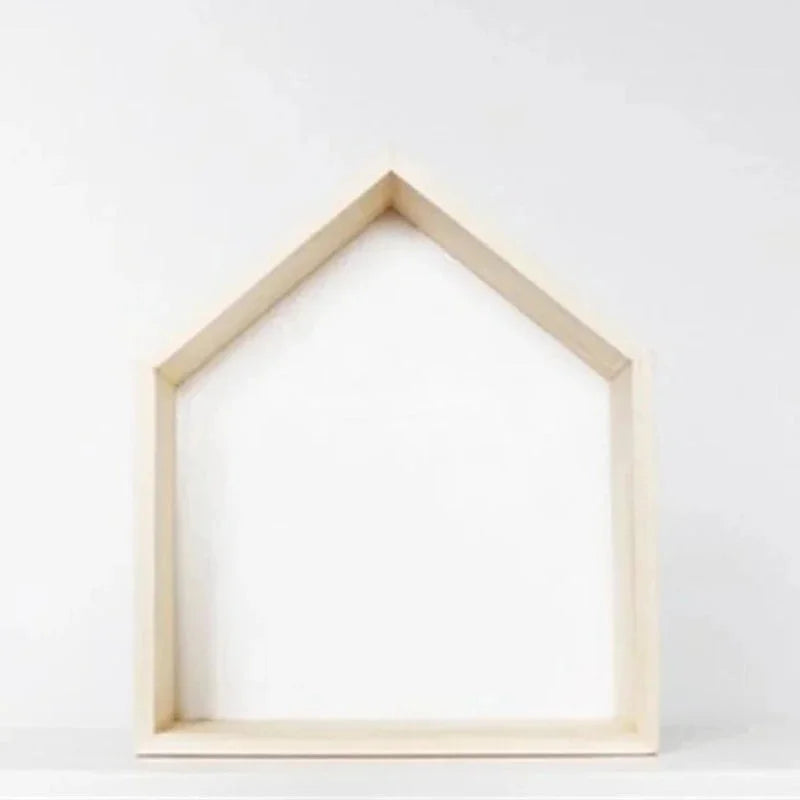 Prateleira Infantil para Parede de Madeira Casa Lenogue Branco / g - 35 x 30 8 Cm