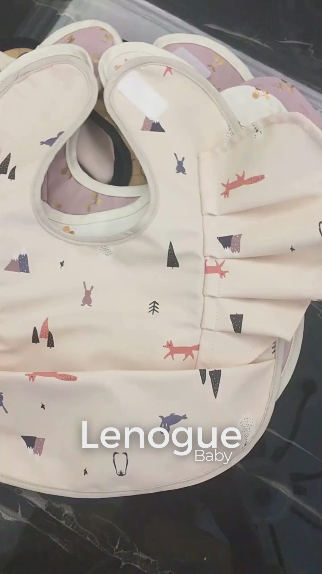 Babador Infantil com Bolsinho Nordic Mood Lenogue