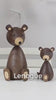 Urso Infantil Teodoro Madeira Natural Lenogue