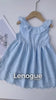 Vestido Infantil Feminino Bia Azul Lenogue