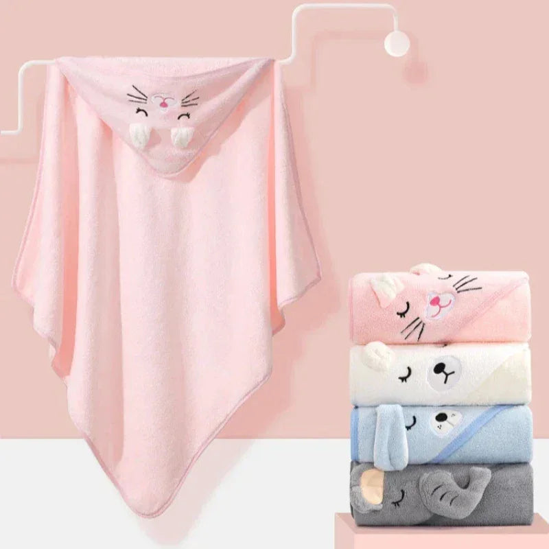 Roupão Infantil Banho Baby Bichinhos Lenogue Roupão Refinado para Bebê