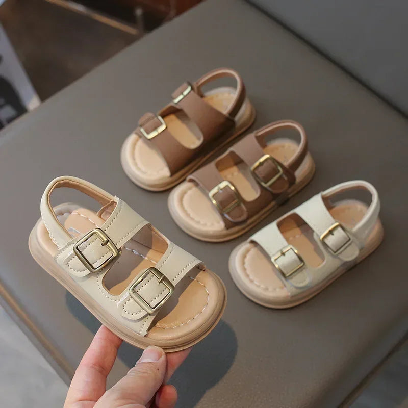 Sandália Infantil com Solado Macio Estilo Casual para Verão Lenogue