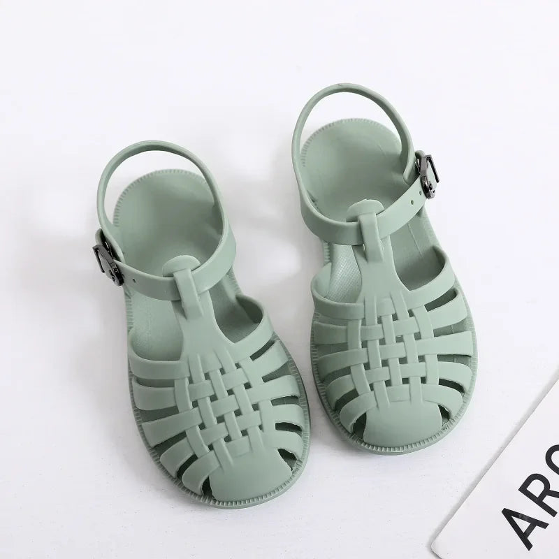 Sandália Infantil Feminina éowyn Marrom Lenogue Verde / 22 (palmilha 14.0cm)