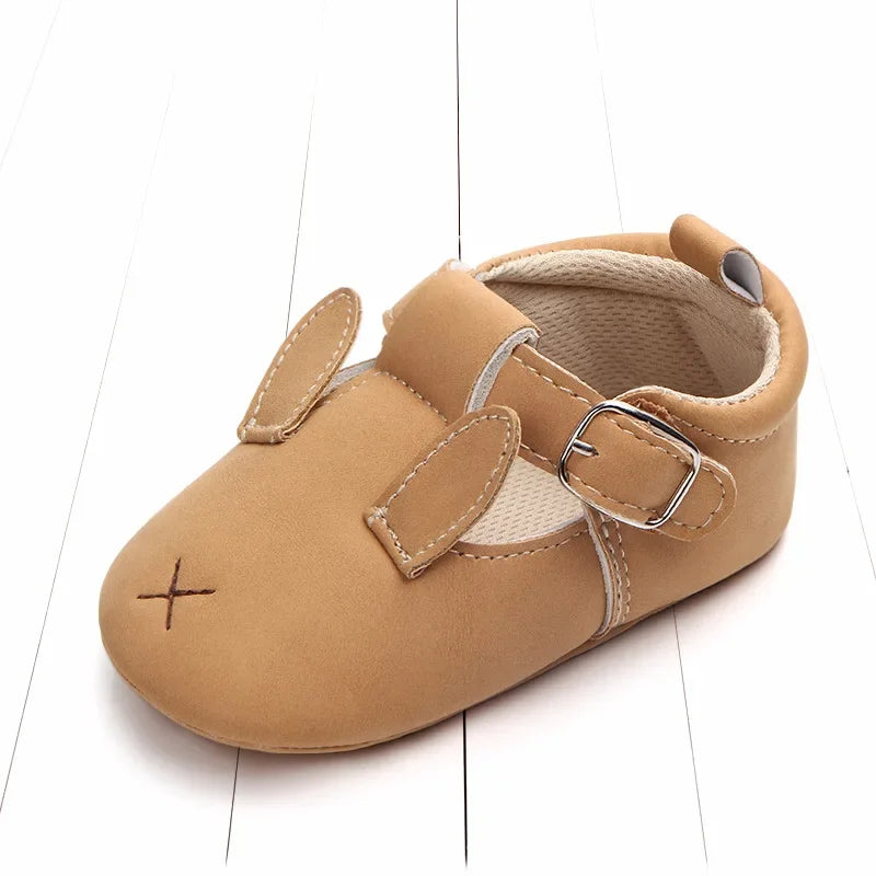 Sapatinho Infantil Estampa Animais Colorido Lenogue Coelho Caramelo / 11cm