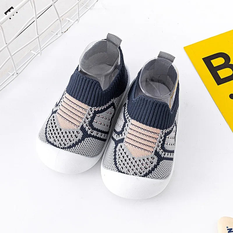 Sapatinhos Infantil Primeiros Passos Little Baby Lenogue Azul / 15-16