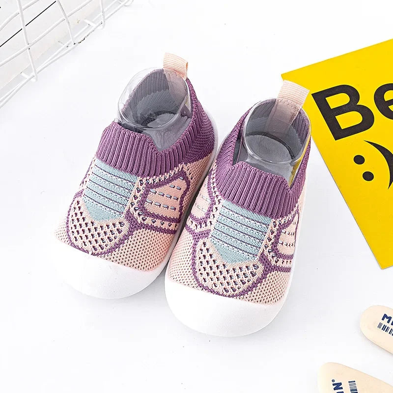 Sapatinhos Infantil Primeiros Passos Little Baby Lenogue Roxo / 15-16