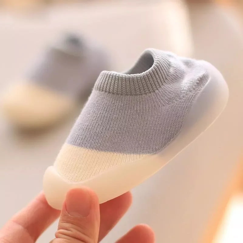 Sapatinhos Primeiros Passos Cute Steps Lenogue para Bebês Seguros e Confortáveis Azul / 0-6 Meses (18/19)