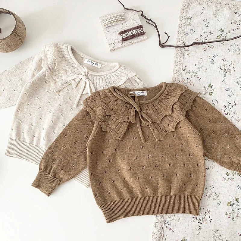 Suéter Elegante Teresa Lenogue Infantil Verde para dias de Frio
