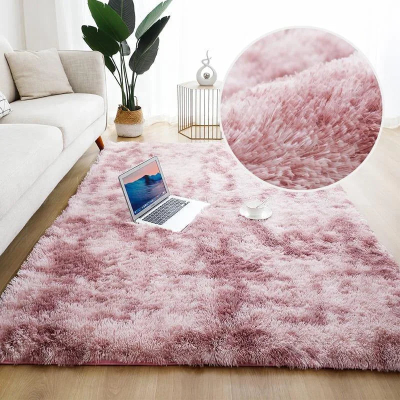 Tapete Infantil Felpudo Rosa Mescla Lenogue 60cm x 120cm