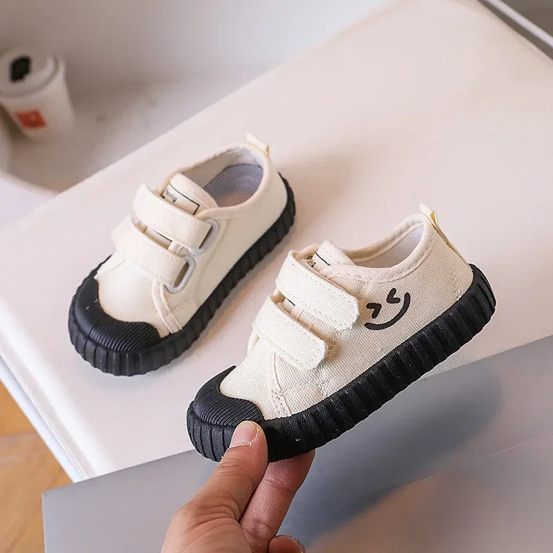 Tênis Infantil em Lona Antiderrapante Respirável Solado Macio Lenogue Preto / 21-22