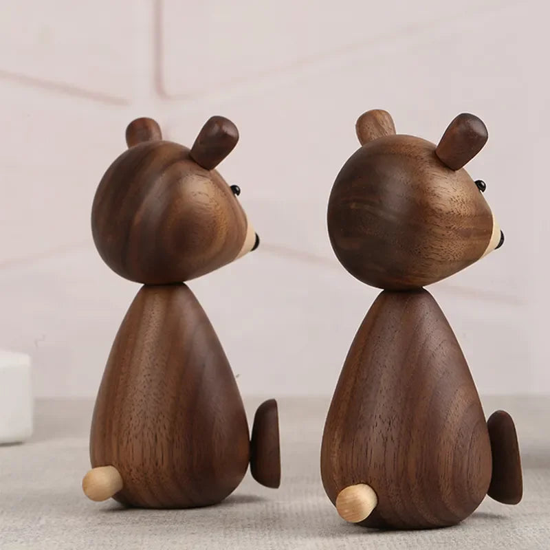 Urso Infantil Teodoro Madeira Natural Lenogue