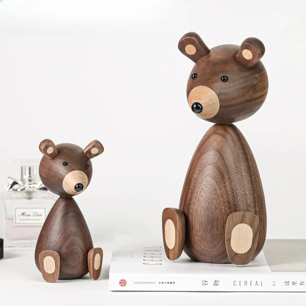 Urso Infantil Teodoro Madeira Natural Lenogue