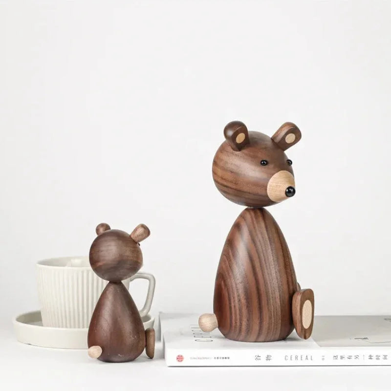 Urso Infantil Teodoro Madeira Natural Lenogue