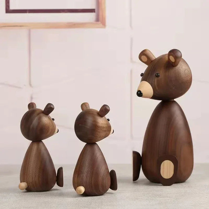 Urso Infantil Teodoro Madeira Natural Lenogue