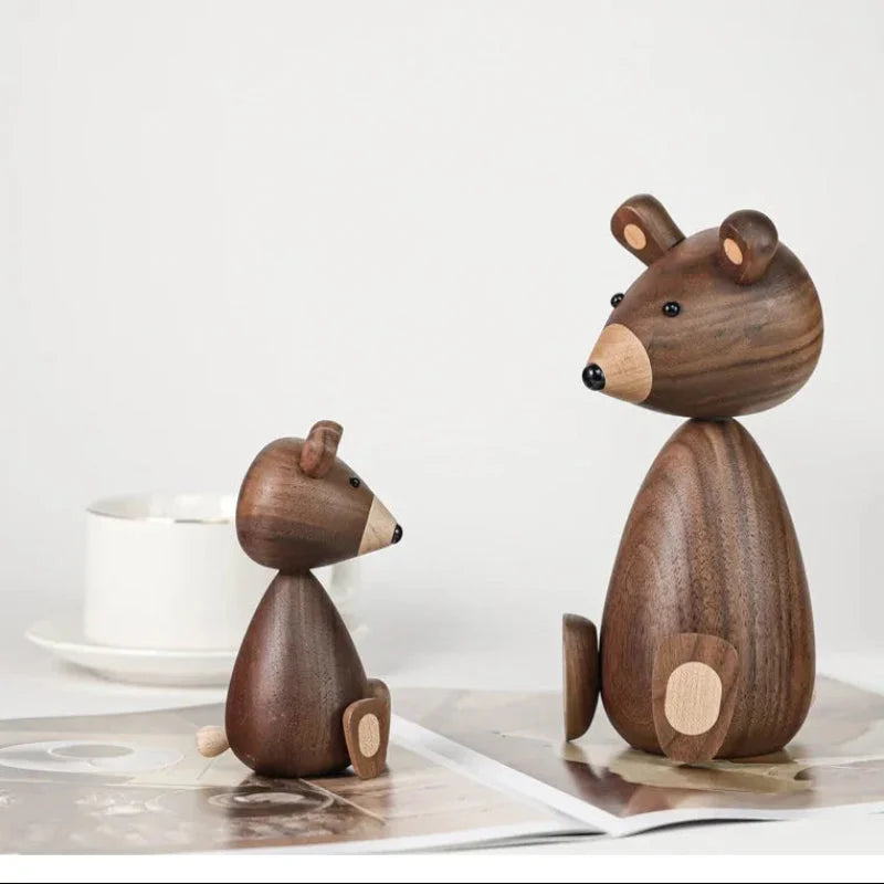 Urso Infantil Teodoro Madeira Natural Lenogue