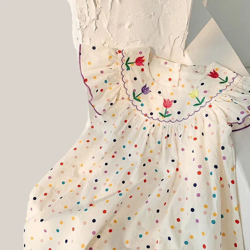 Vestido Infantil Feminino Margot Verde Lenogue