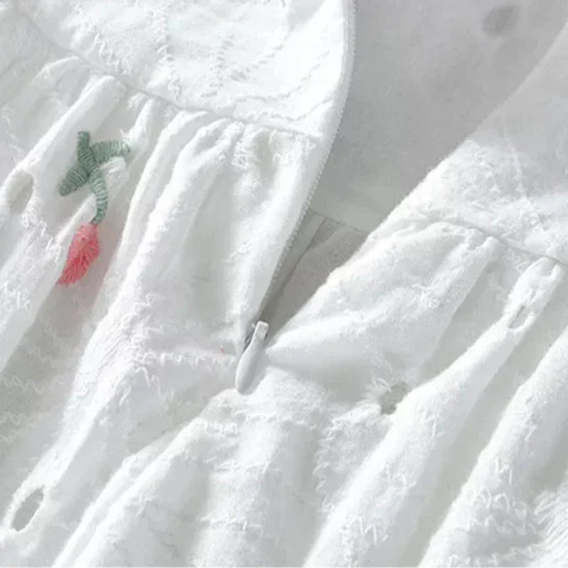 Vestido Infantil Feminino Anna Azul Lenogue