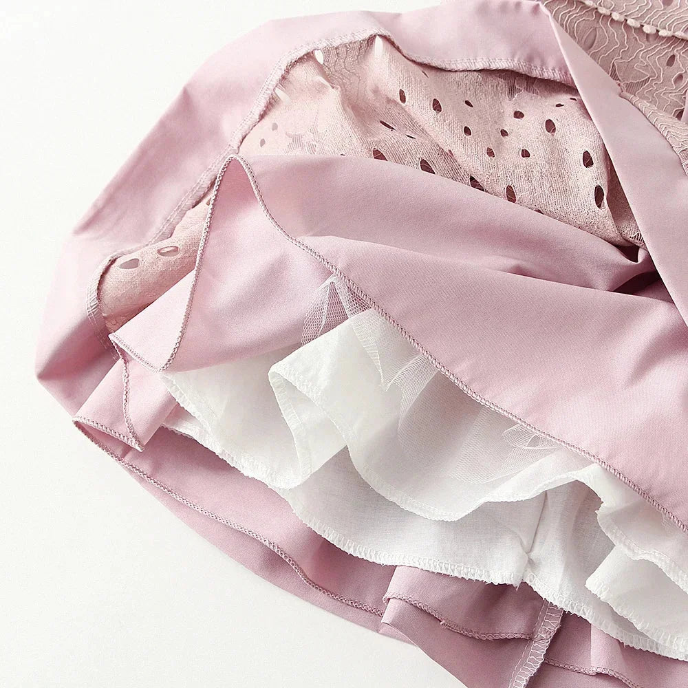 Vestido Infantil Estilo Princesa sem Manga para Festa Lenogue