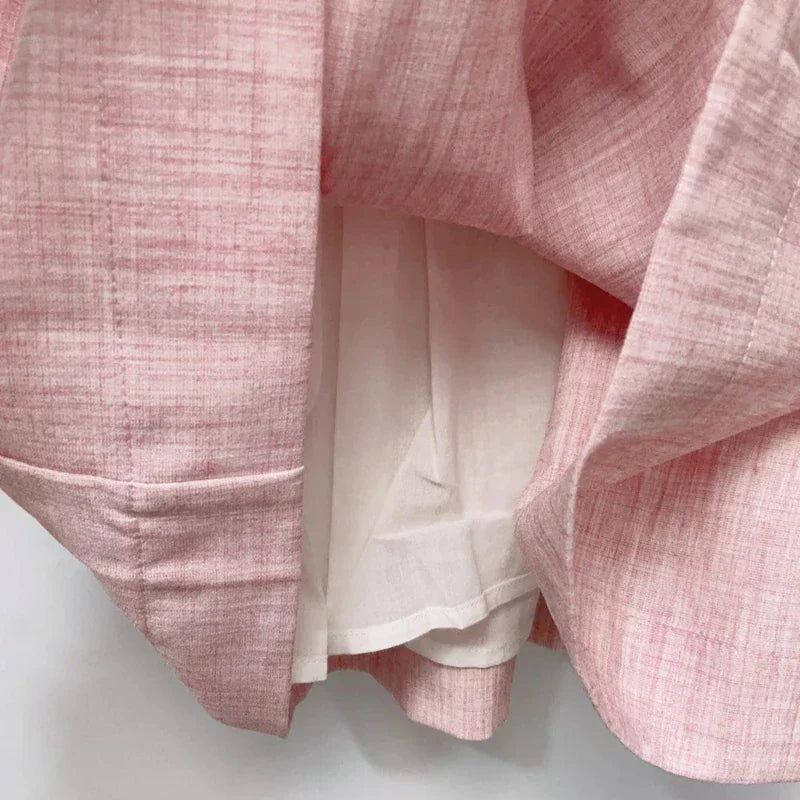 Vestido Infantil Feminino Algodão Mimi Rosa Lenogue