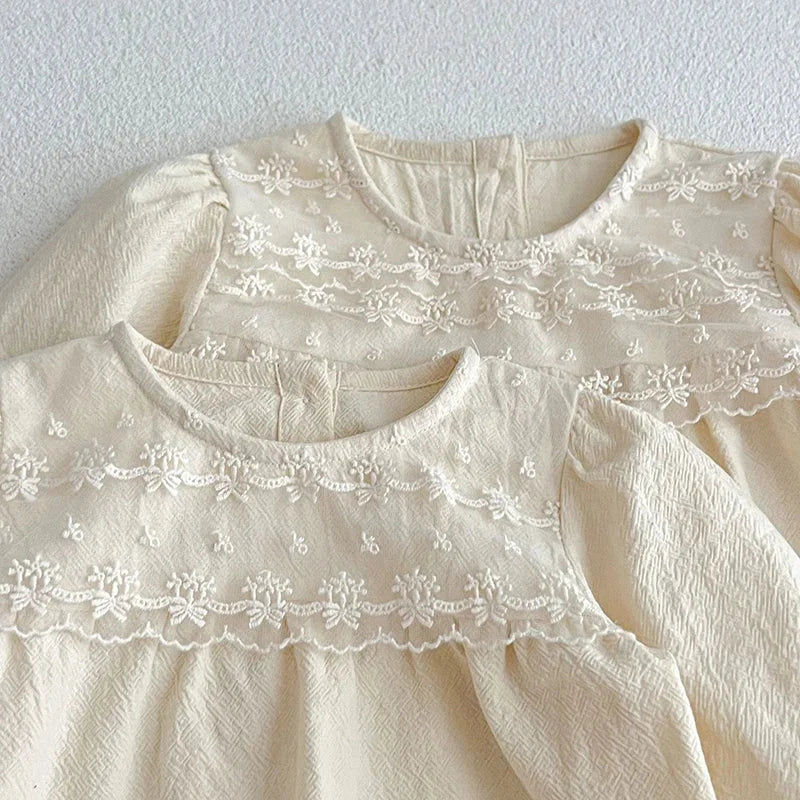 Vestido Infantil Feminino Catarina Floral Lenogue
