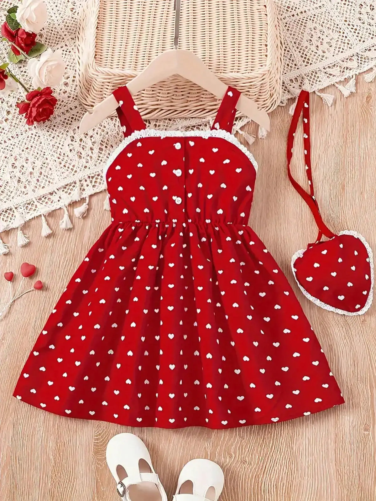 Vestido Infantil Feminino Verão Casual Algodão Lenogue