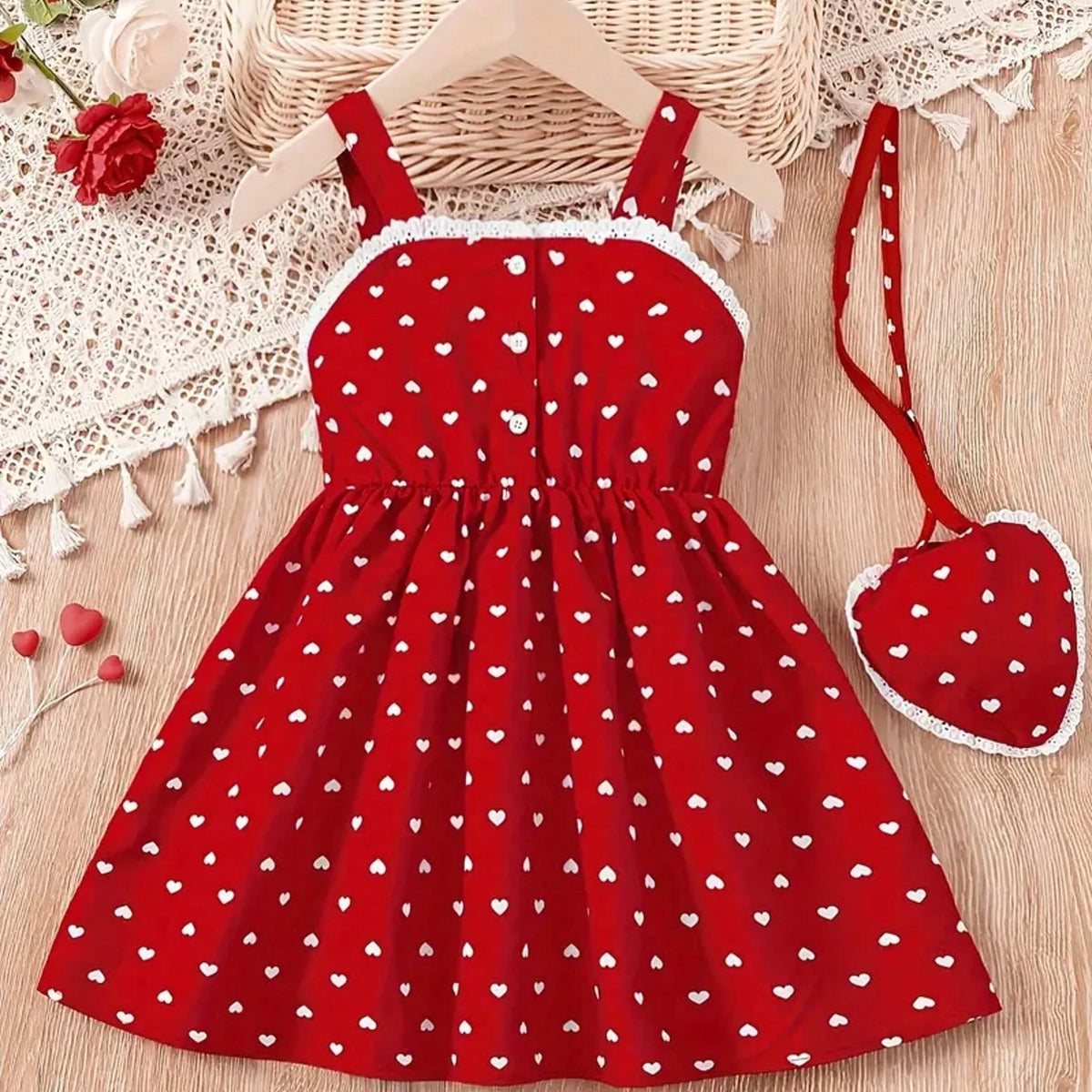 Vestido Infantil Feminino Verão Casual Algodão Lenogue