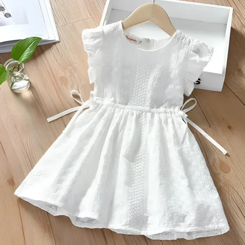 Vestido Infantil Feminino Maria Helena Floral Lenogue Branco / 1-2 anos (90cm)