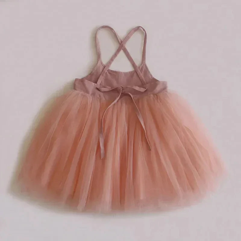 Vestido Luxuoso Tutu Florencia Lenogue Rosa / 6-12 Meses (73cm)