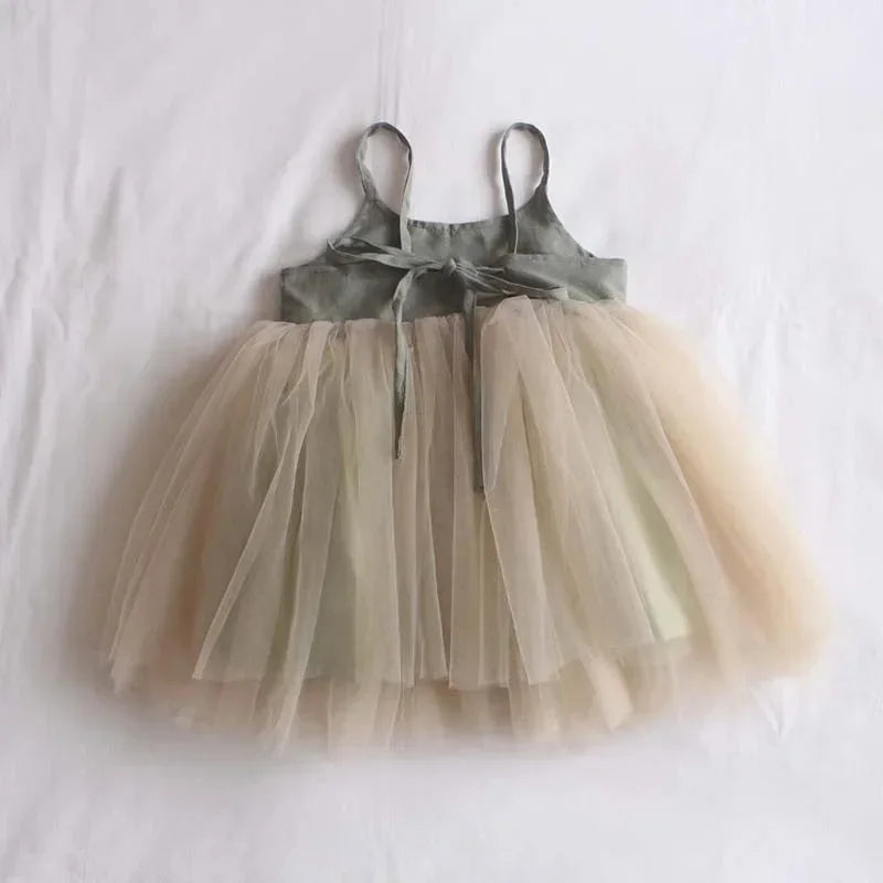 Vestido Luxuoso Tutu Florencia Lenogue Verde / 6-12 Meses (73cm)