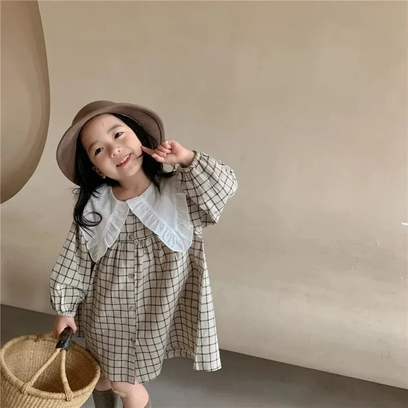 Vestido Infantil Feminino Kate Rosa Lenogue