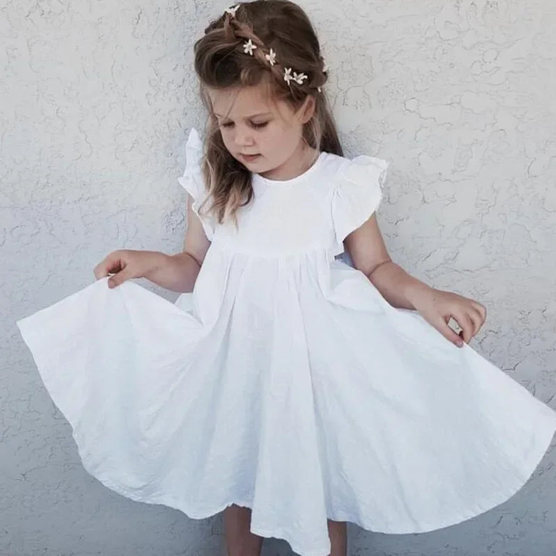 Vestido Infantil Feminino Madeleine Azul Lenogue